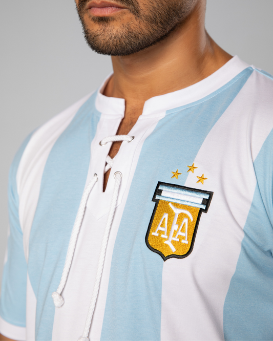 T-Shirt Argentina Celeste y Blanco